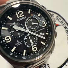 Relógio cronógrafo masculino Citizen prata Promaster Land CB5920-51E comprar usado  Enviando para Brazil