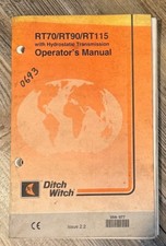 Operator manual ditch for sale  Fort Lauderdale
