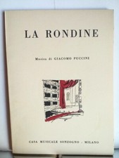 Puccini rondine libretto usato  Mira