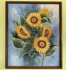 Hand painted sunflowers for sale  Little Falls