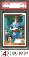 1983 TOPPS #586 FRANK VIOLA RC TWINS PSA 10 comprar usado 1983 TOPPS #586 FRANK VIOLA RC TWINS PSA 10 comprar usado  Enviando para Brazil