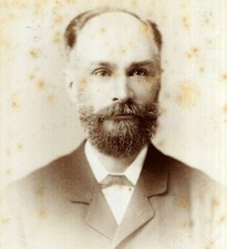 Cartão de gabinete foto homem barba Ouless Studio Jersey  comprar usado  Enviando para Brazil
