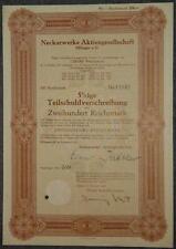 Lot neckarwerke aktiengesellsc gebraucht kaufen Lot neckarwerke aktiengesellsc gebraucht kaufen  München