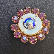 Broche circulaire nacre d'occasion  Toulouse-
