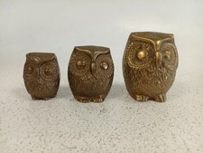 Vintage brass owl for sale  RUGBY