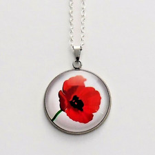 Single red poppy for sale  LANGPORT