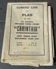 Cunard line rms for sale  COWES