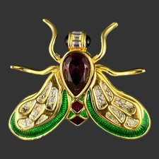 Vintage swarovski gold for sale  Maywood