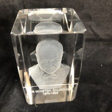 Glass paperweight winston for sale Glass paperweight winston for sale  LIVERSEDGE