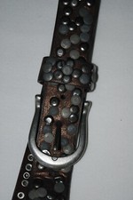 Gürtel lederbraun bronze gebraucht kaufen  Hillscheid