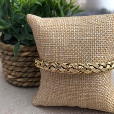 Bracelet doré tressé d'occasion  Estissac
