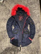 Superdry parka navy for sale  ALTRINCHAM