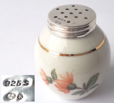 Salt Shaker porcelana prata 925 Suécia por volta de 1950 N649 comprar usado Salt Shaker porcelana prata 925 Suécia por volta de 1950 N649 comprar usado  Enviando para Brazil