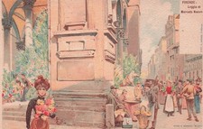Cartolina firenze loggia usato  Lugo