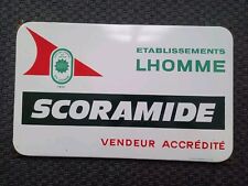 Plaque émaillée scoramide d'occasion  Louviers