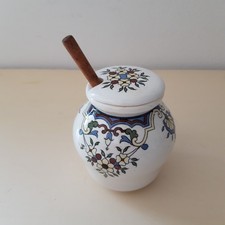 Pot moutarde céramique d'occasion  Bruyères-et-Montbérault