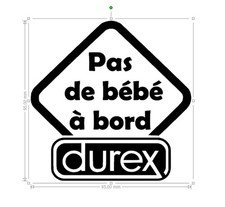 Sticker bebe bord d'occasion  Freyming-Merlebach