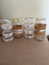 Decorated rustic jars for sale  LEEDS
