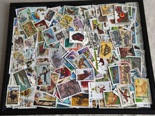 Vrac 500 timbres d'occasion  Lavernose-Lacasse