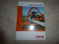 Prospekt steyr kommunaltraktor gebraucht kaufen  Weinheim