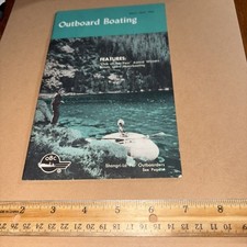 Vintage 1962 Outboard Boating Magazine: Boy & Girl Scout Motorboating Motorboat comprar usado  Enviando para Brazil