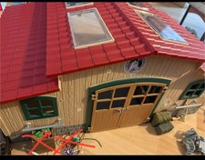 Schleich stall reitstall gebraucht kaufen  Augsburg