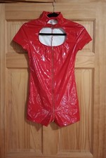 Red latex catsuit for sale  Ochlocknee