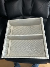 White wicker shelf for sale  Modesto