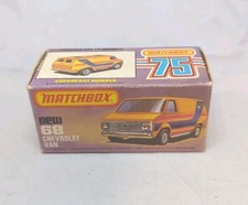 Matchbox Lesney Superfast No68 CHEVY VAN VAZIA "CAIXA TIPO K" com NOVO  comprar usado  Enviando para Brazil