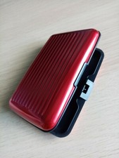 Red aluminium card for sale  RUSHDEN