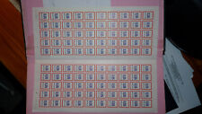 Timbres fictifs feuille d'occasion  Vern-sur-Seiche