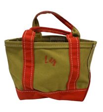 LL Bean Vintage Mini Barco e Sacola Personalizada “Liz” Anos 90 Cor Rara Verde Excelente Estado Usado, usado comprar usado  Enviando para Brazil