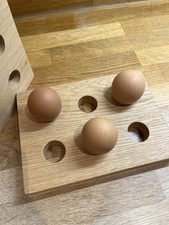 Wooden stackable egg for sale  BRACKLEY