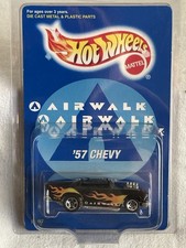 1998 MATTEL HOT WHEELS AIRWALK SHOES PROMO PRETO COM CHAMAS '57 CHEVY comprar usado  Enviando para Brazil