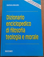 Battista mondin dizionario usato  Voghera