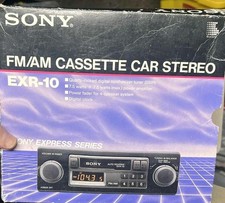  Rádio de carro estéreo cassete vintage Sony EXR-10 FM/AM testado, usado comprar usado  Enviando para Brazil