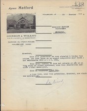 1936 maubeuge letter d'occasion  Expédié en Belgium