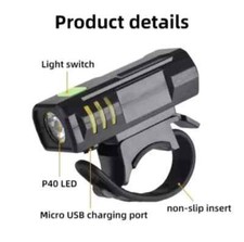 Luce bici usb usato  Cuneo