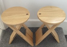 Two folding wooden for sale  LONDON