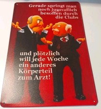 Blechschild spruch muppets gebraucht kaufen  Salzgitter