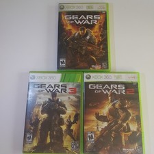 Lote completo de Gears of War 1, 2 e 3 Xbox 360 na caixa comprar usado  Enviando para Brazil