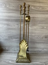 Vintage brass log for sale  UK
