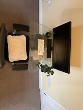 Glass desk size for sale  BIRMINGHAM
