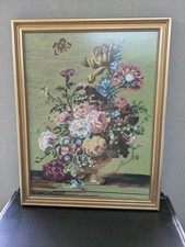 Vintage flowers embroidery for sale  UK