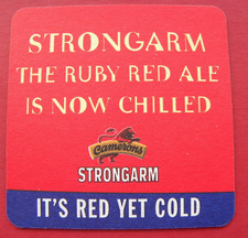 Camerons beer mat for sale  LINCOLN