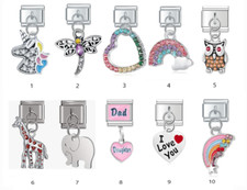 Italian charm bracelet for sale  LIVERPOOL