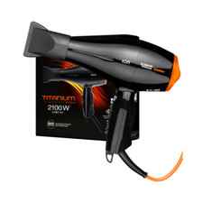 Secador de cabelo Taiff titânio íon profissional 2100w 220v laranja preto secador de cabelo comprar usado  Porto Alegre