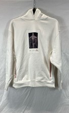 Pulôver com capuz Studio R330 masculino branco gráfico algodão manga longa tamanho médio comprar usado  Enviando para Brazil