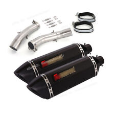 Tubo de escape tubo de enlace medio negro escape silenciador escape para Yamaha YZF R1 2004 2005 2006 segunda mano  Embacar hacia Mexico