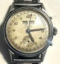 Muito raro relógio Croton data tripla hora-mática corda automática 34 mm funciona comprar usado  Enviando para Brazil